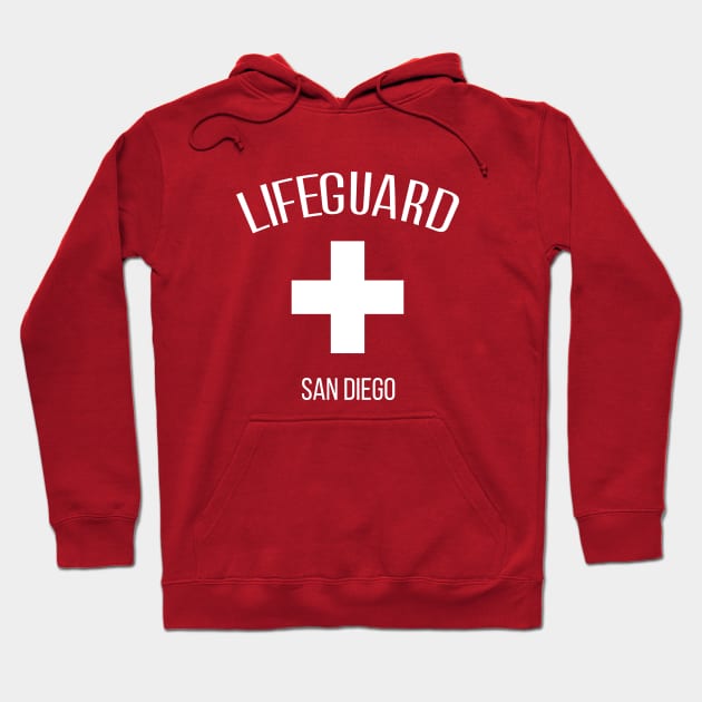 Lifeguard San Diego Hoodie by hoopoe